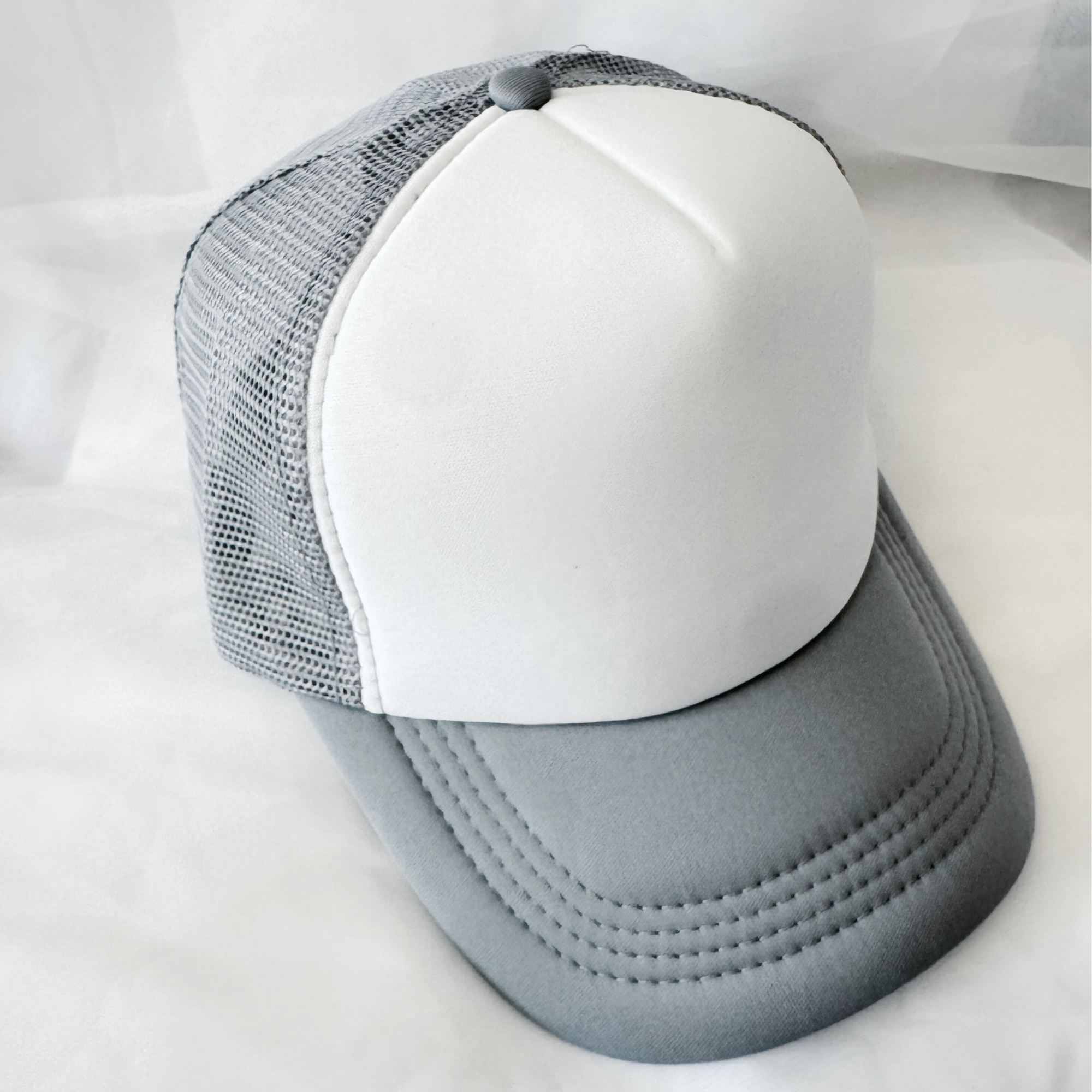 Gray Trucker Hat